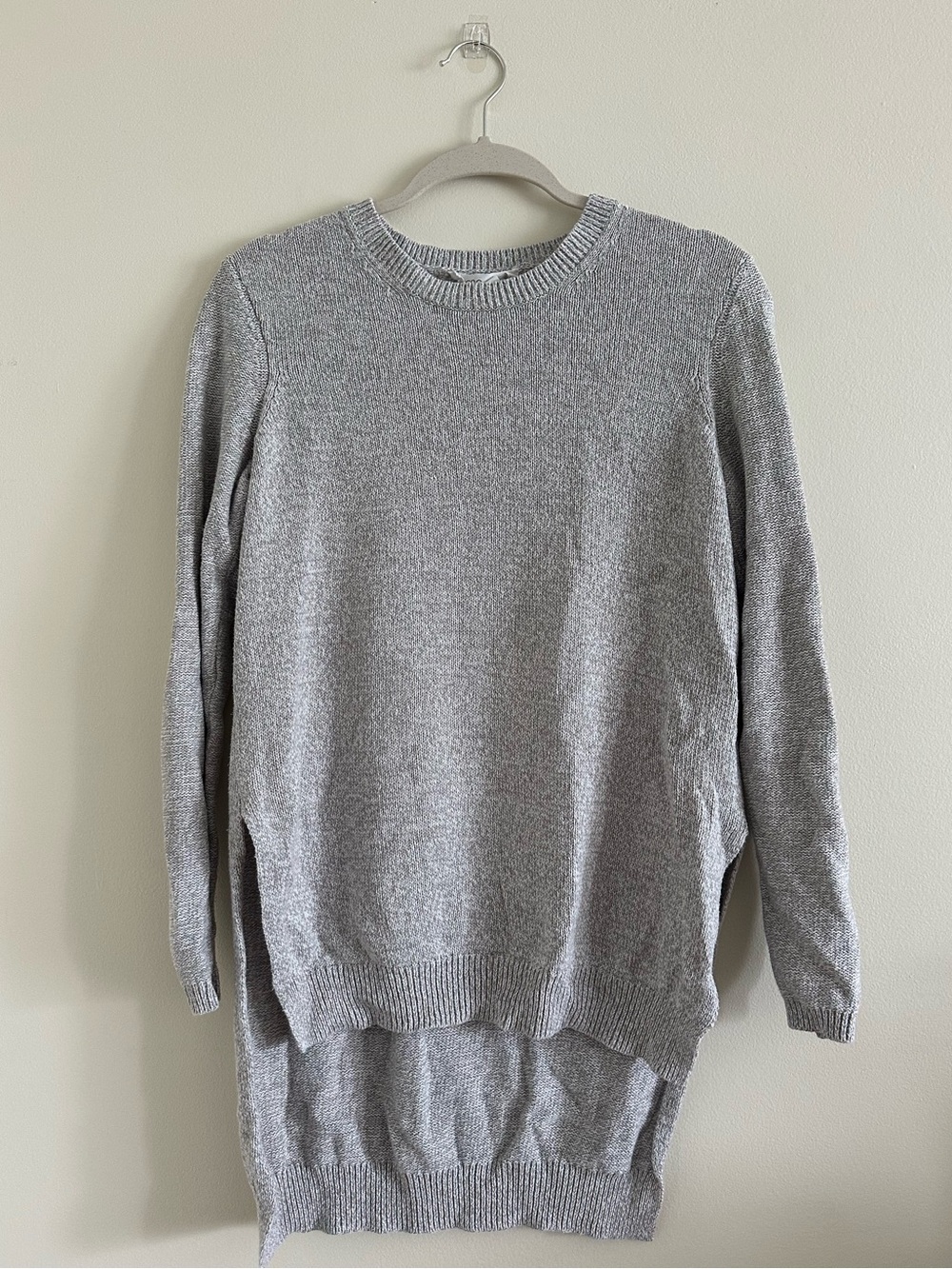BCBGeneration Light Gray Crewneck Sweater